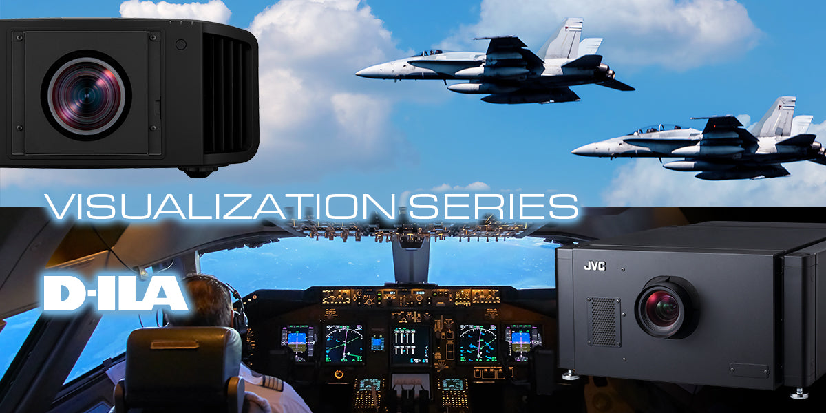 JVC Home Theater Equipment, featuring 'Visualization Series'  8k