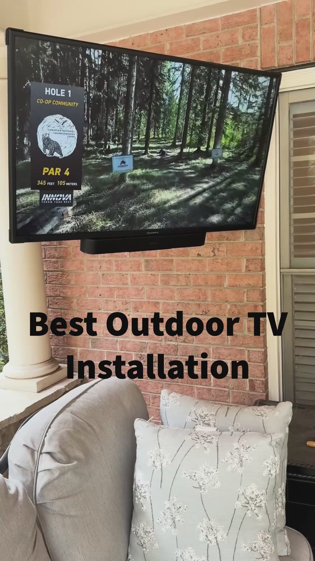 BEST TV mounting on Brick or Stone in Charlotte NC
